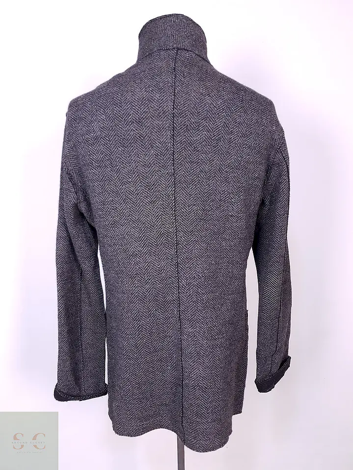 Abrigo Armani Plomo Lana Talla ML 12
