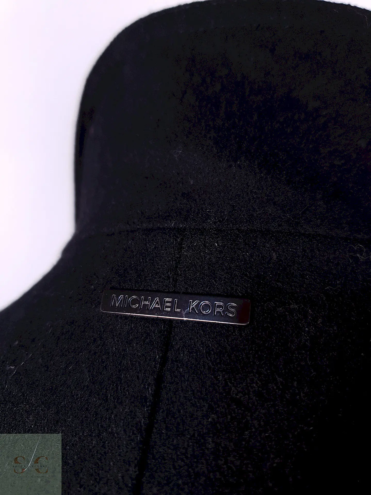 Abrigo Michael Kors Chaqueta Utilitaria Negra Lana Talla ML 11