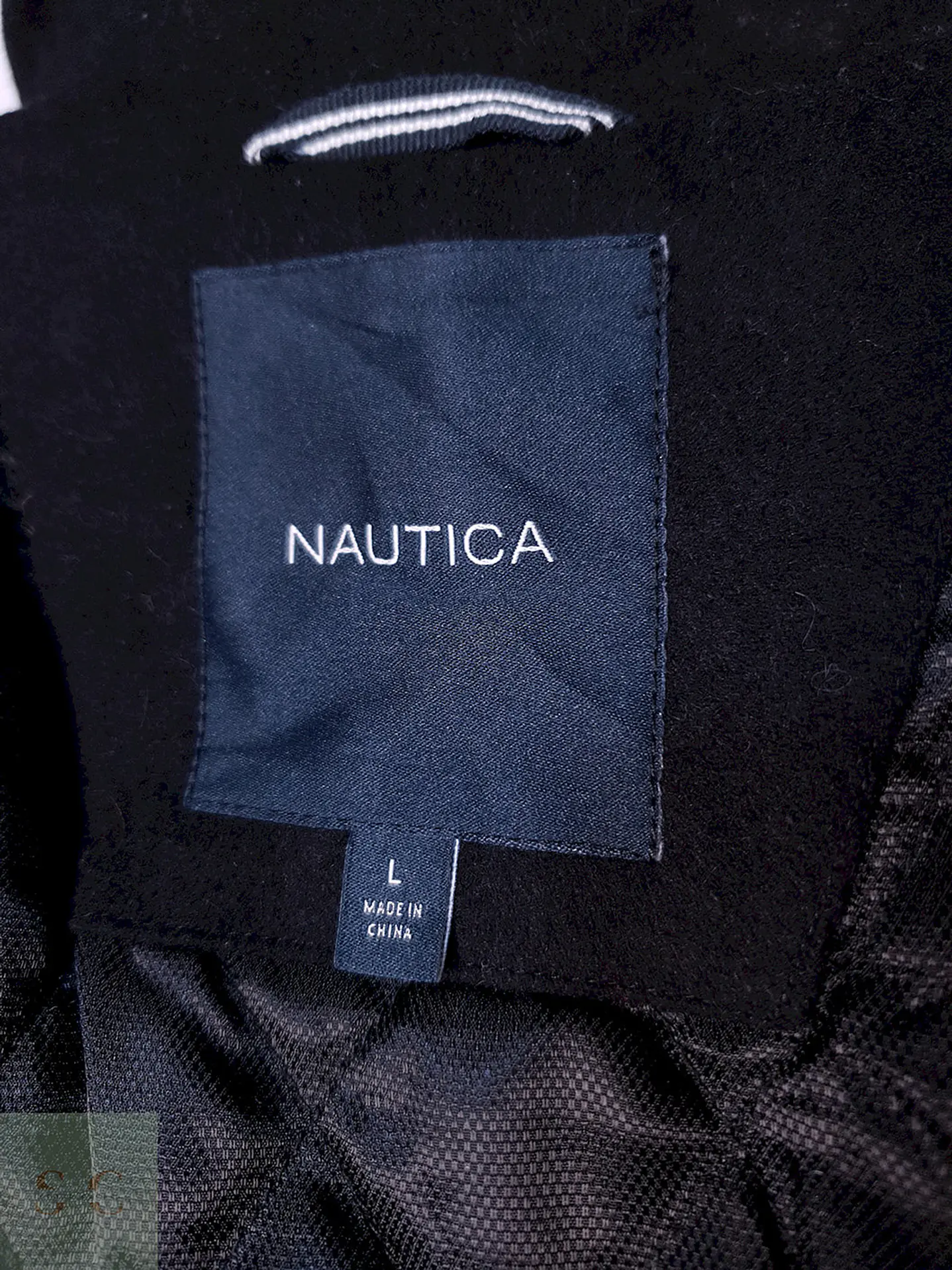 Abrigo Marinero Negro Lana Talla L 9