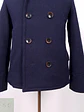 Abrigo Japonés Marinero Abahouse 90% Lana Premium Azul Marino TALLA XS - Miniatura 3