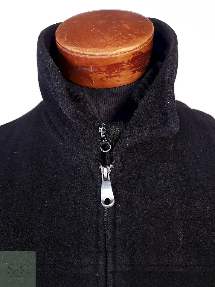 Abrigo Chaquetón Covington Negro Lana - Talla ML 4