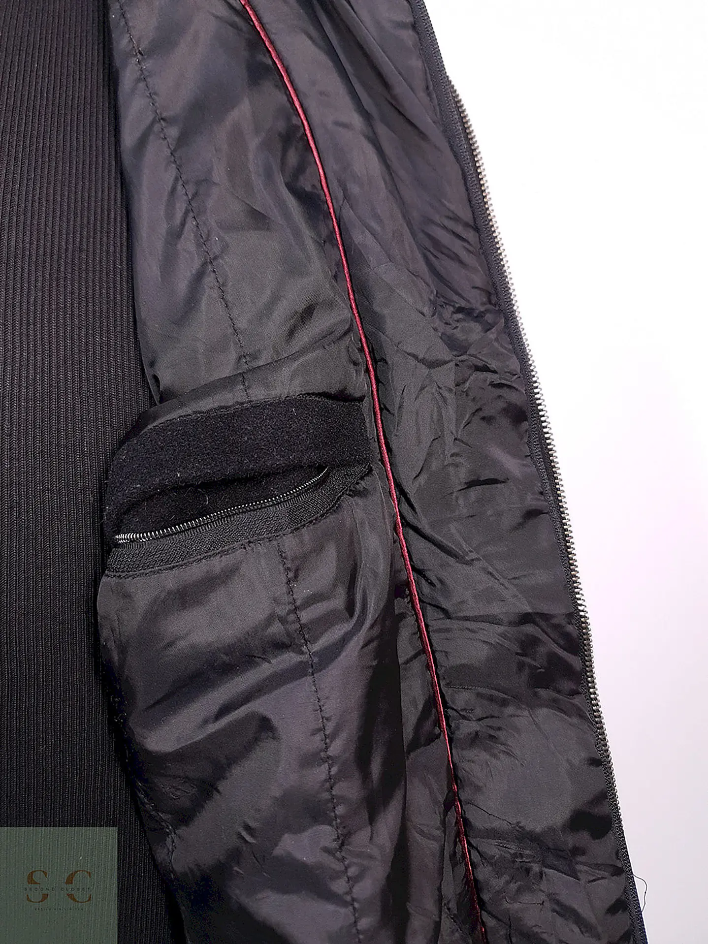 Abrigo Chaquetón Covington Negro Lana - Talla ML 11