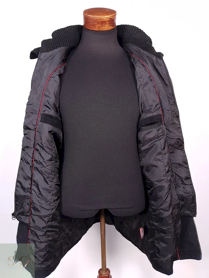 Abrigo Chaquetón Covington Negro Lana - Talla ML 12