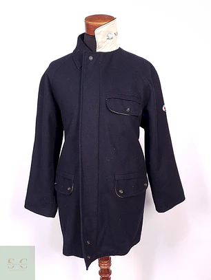Abrigo Chaquetón North Pole Marina Azul Marino Lana - Talla M