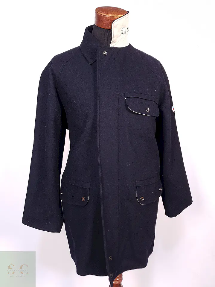 Abrigo Chaquetón North Pole Marina Azul Marino Lana - Talla M 2