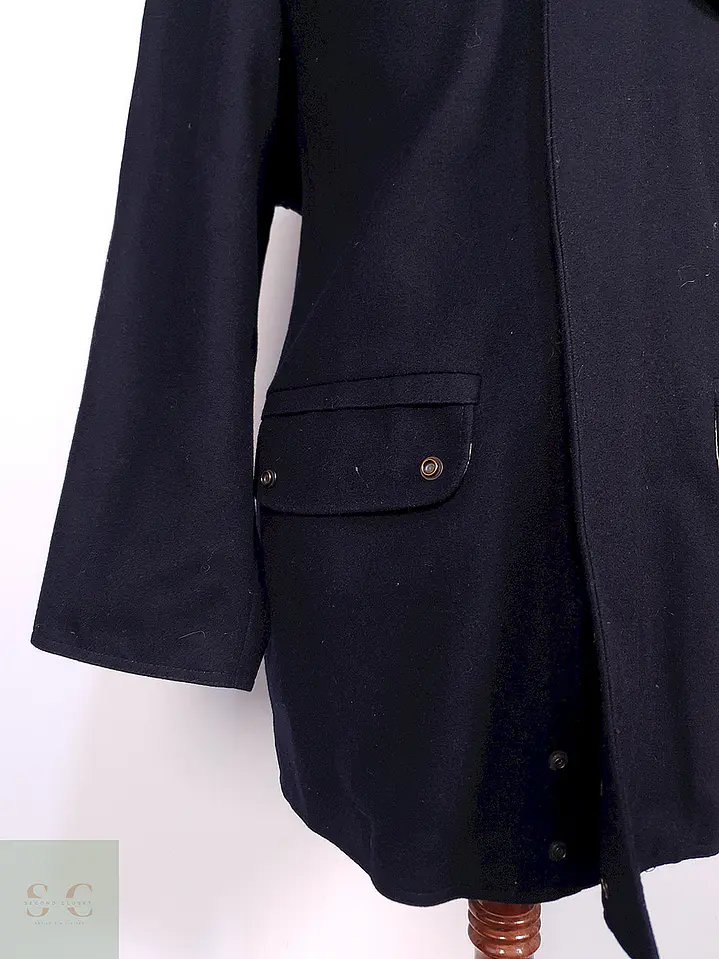 Abrigo Chaquetón North Pole Marina Azul Marino Lana - Talla M 9