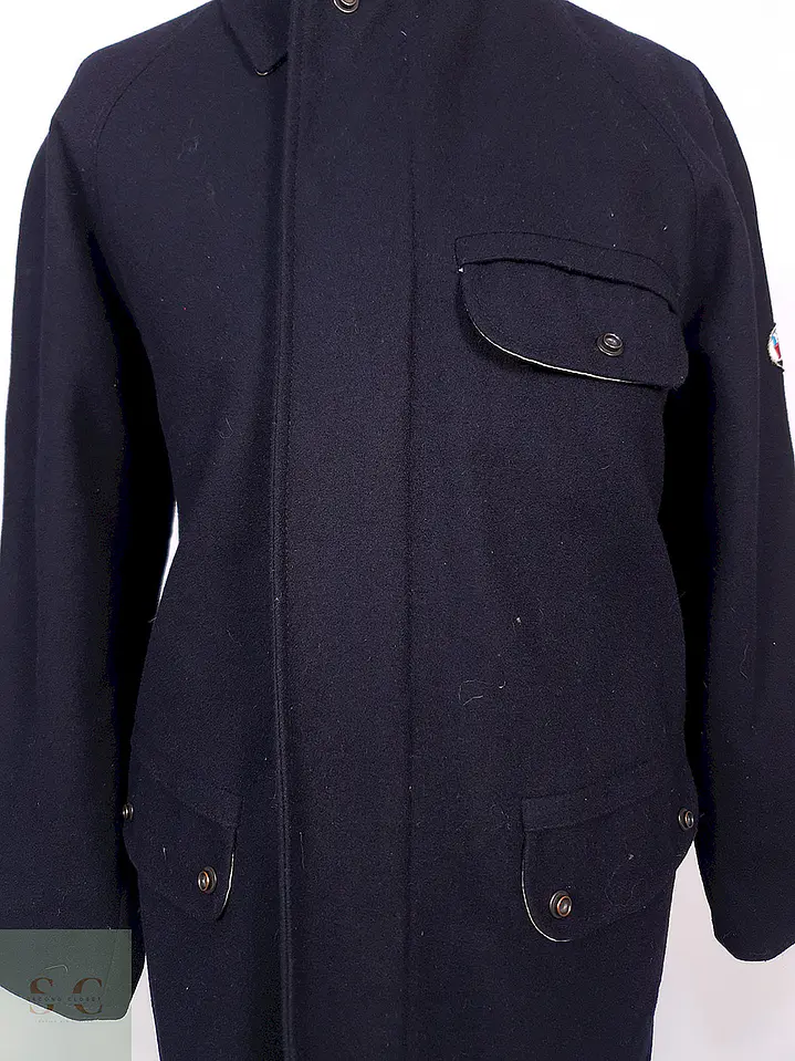 Abrigo Chaquetón North Pole Marina Azul Marino Lana - Talla M 10
