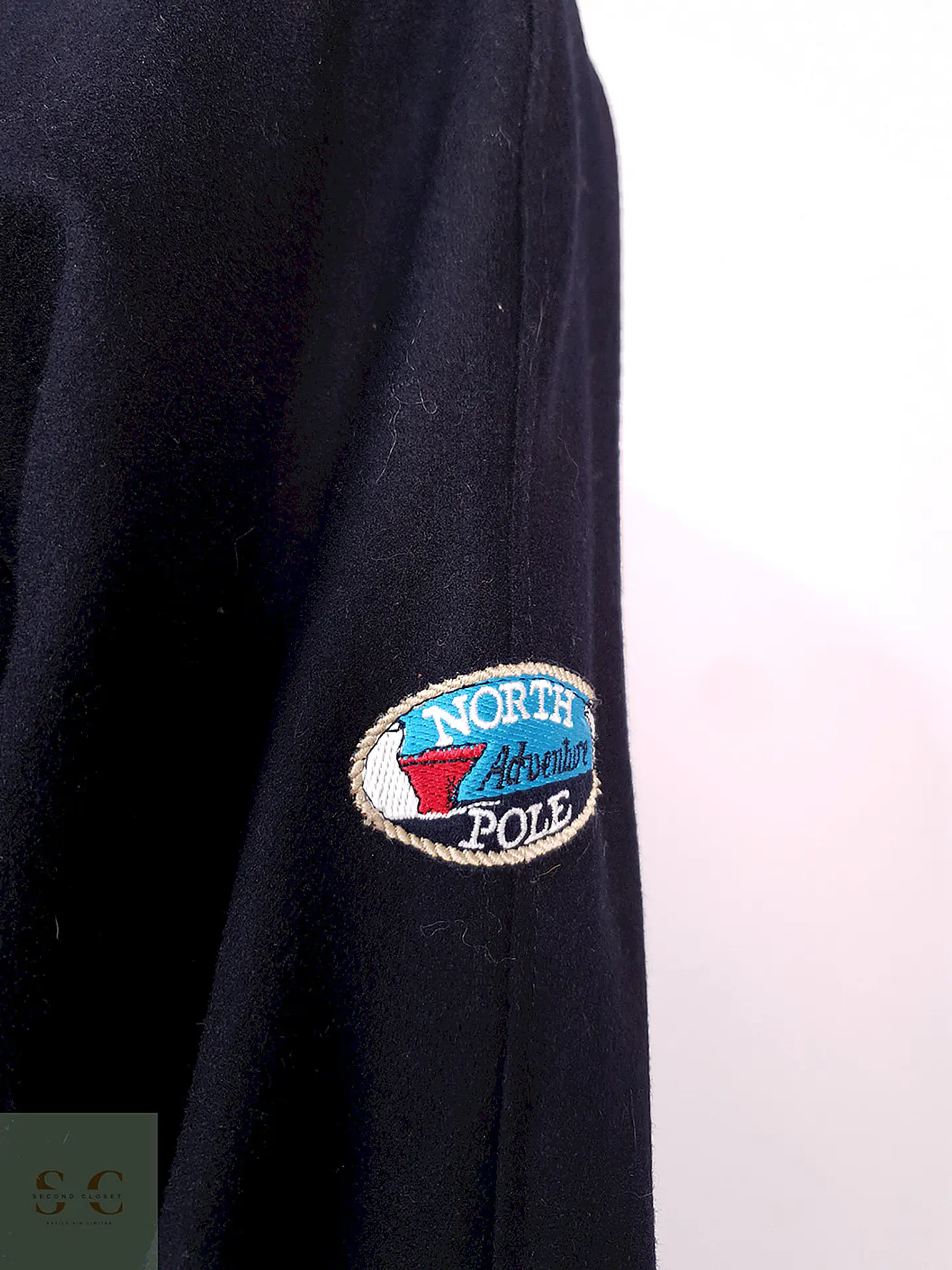 Abrigo Chaquetón North Pole Marina Azul Marino Lana - Talla M 11