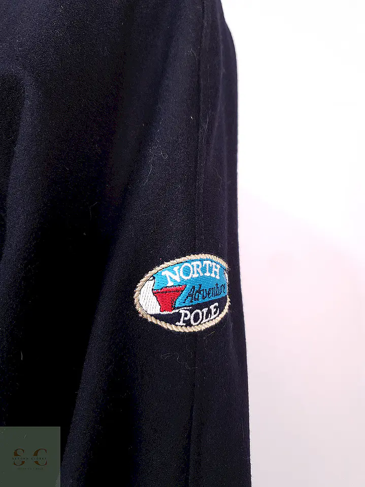 Abrigo Chaquetón North Pole Marina Azul Marino Lana - Talla M 11