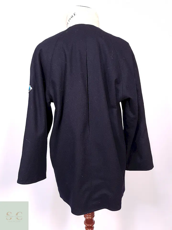 Abrigo Chaquetón North Pole Marina Azul Marino Lana - Talla M 12