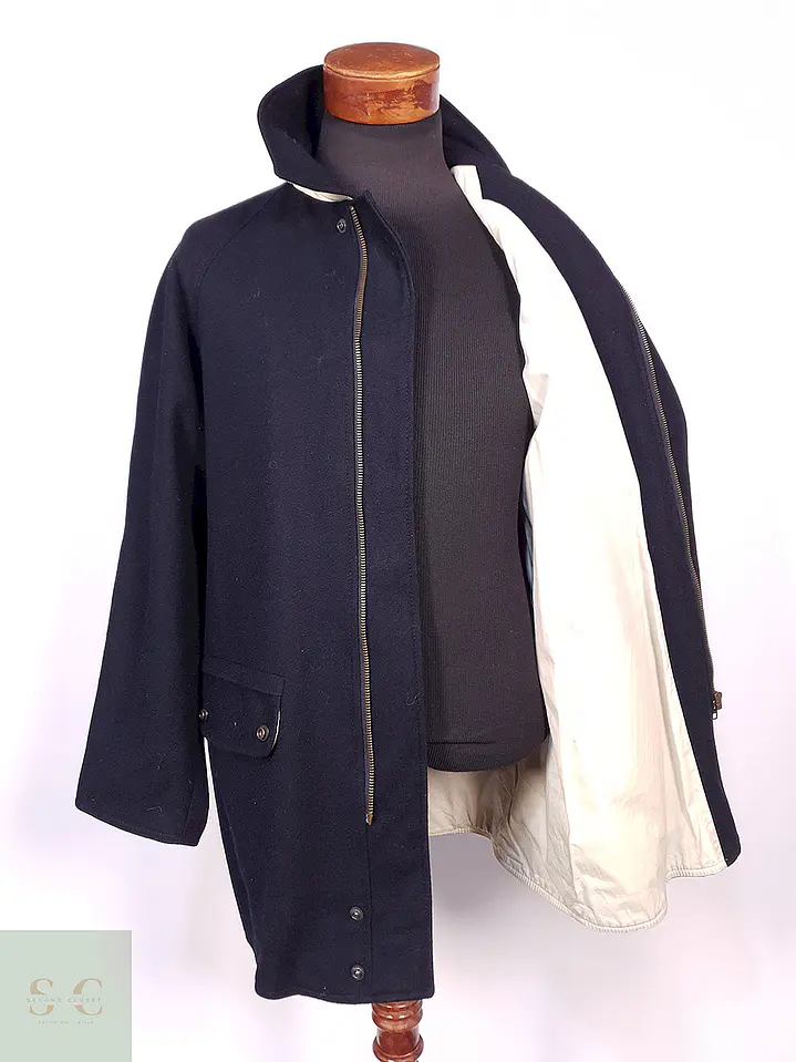 Abrigo Chaquetón North Pole Marina Azul Marino Lana - Talla M 4