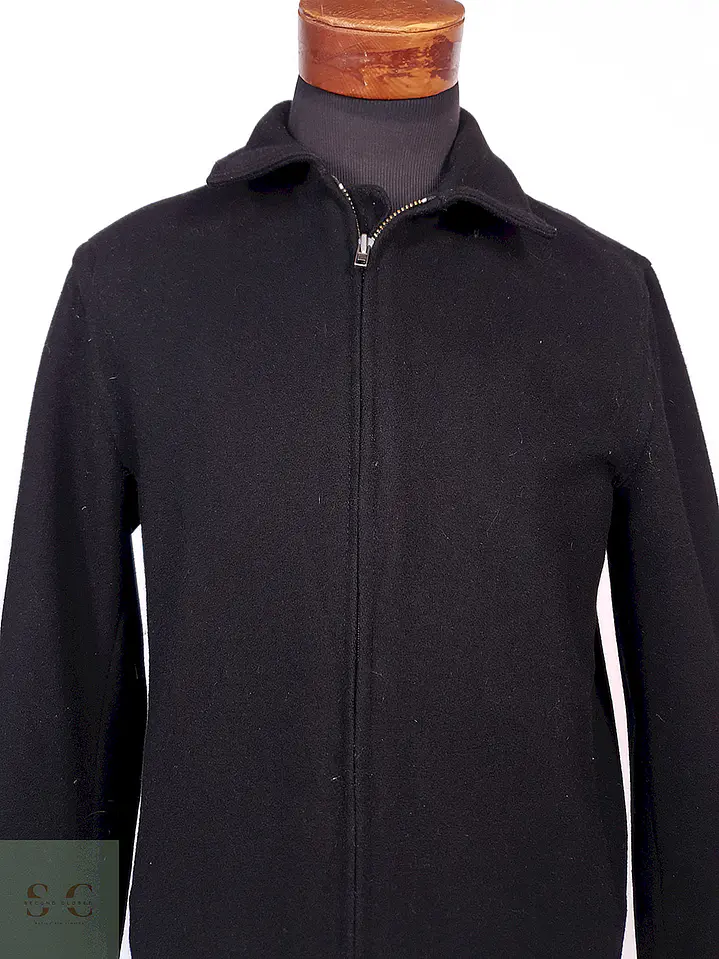 Abrigo Chaqueta Old Navy Negra Lana Talla M 7
