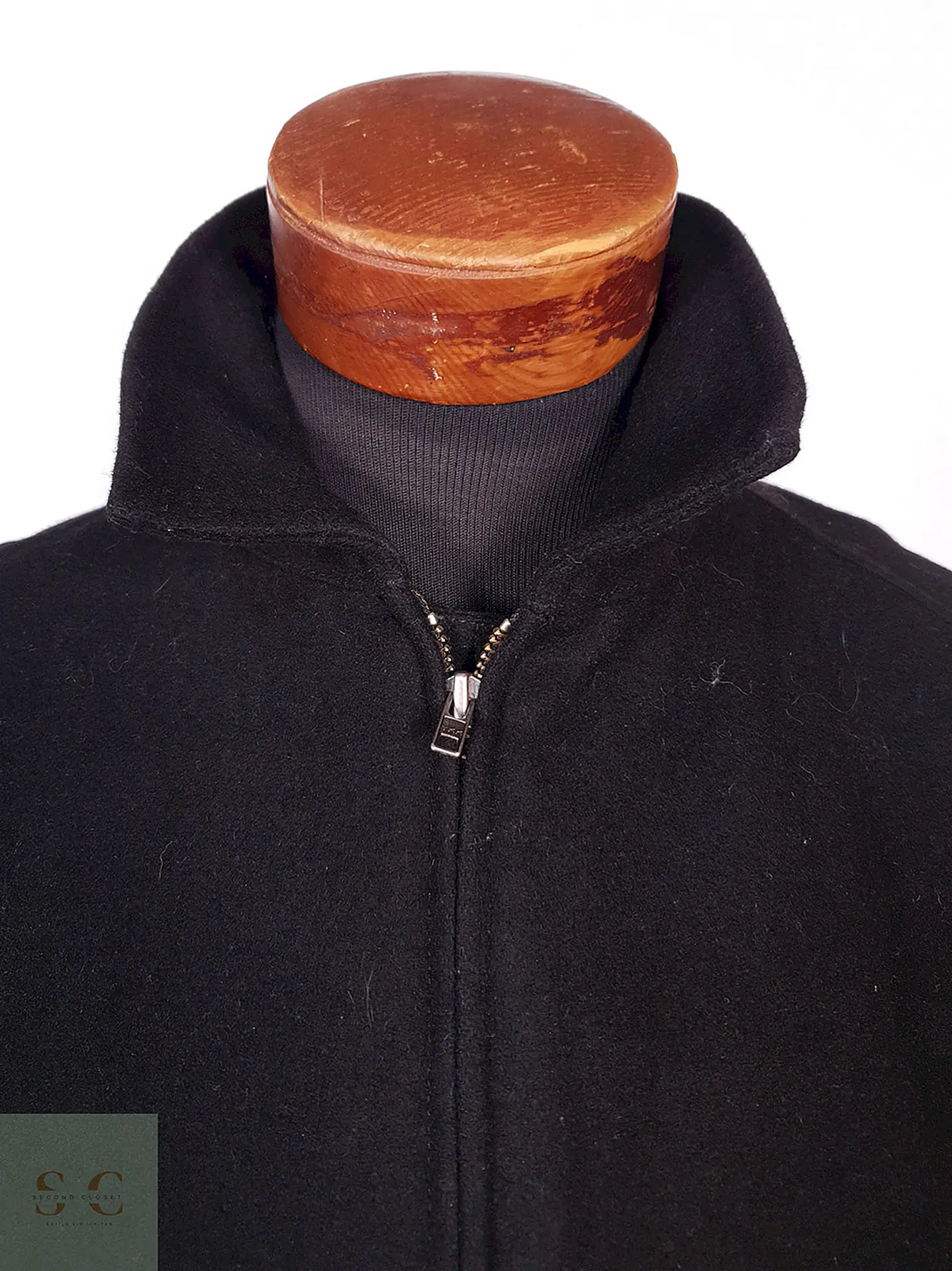 Abrigo Chaqueta Old Navy Negra Lana Talla M 5