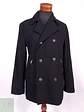 Abrigo Marinero Calvin Klein Negro 100% Lana Talla SM - Miniatura 3