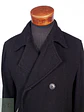 Abrigo Marinero Calvin Klein Negro 100% Lana Talla SM - Miniatura 7