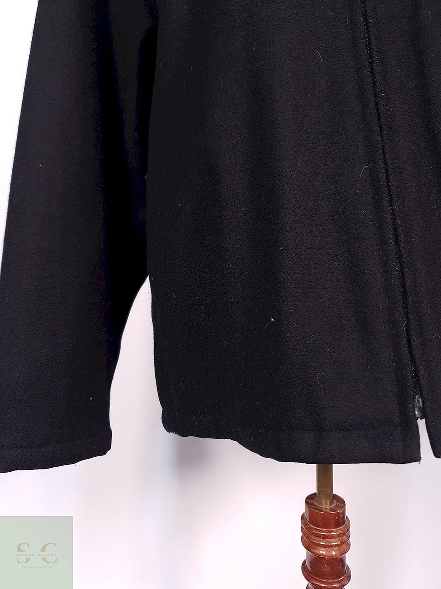 Abrigo Chaquetón Weatherproof Negro 85% Lana Talla XXL 3