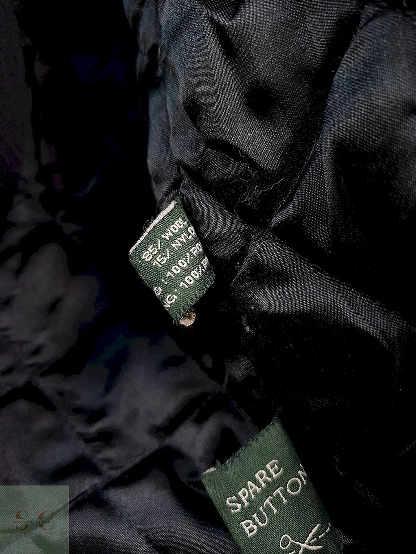 Abrigo Chaquetón Weatherproof Negro 85% Lana Talla XXL 8