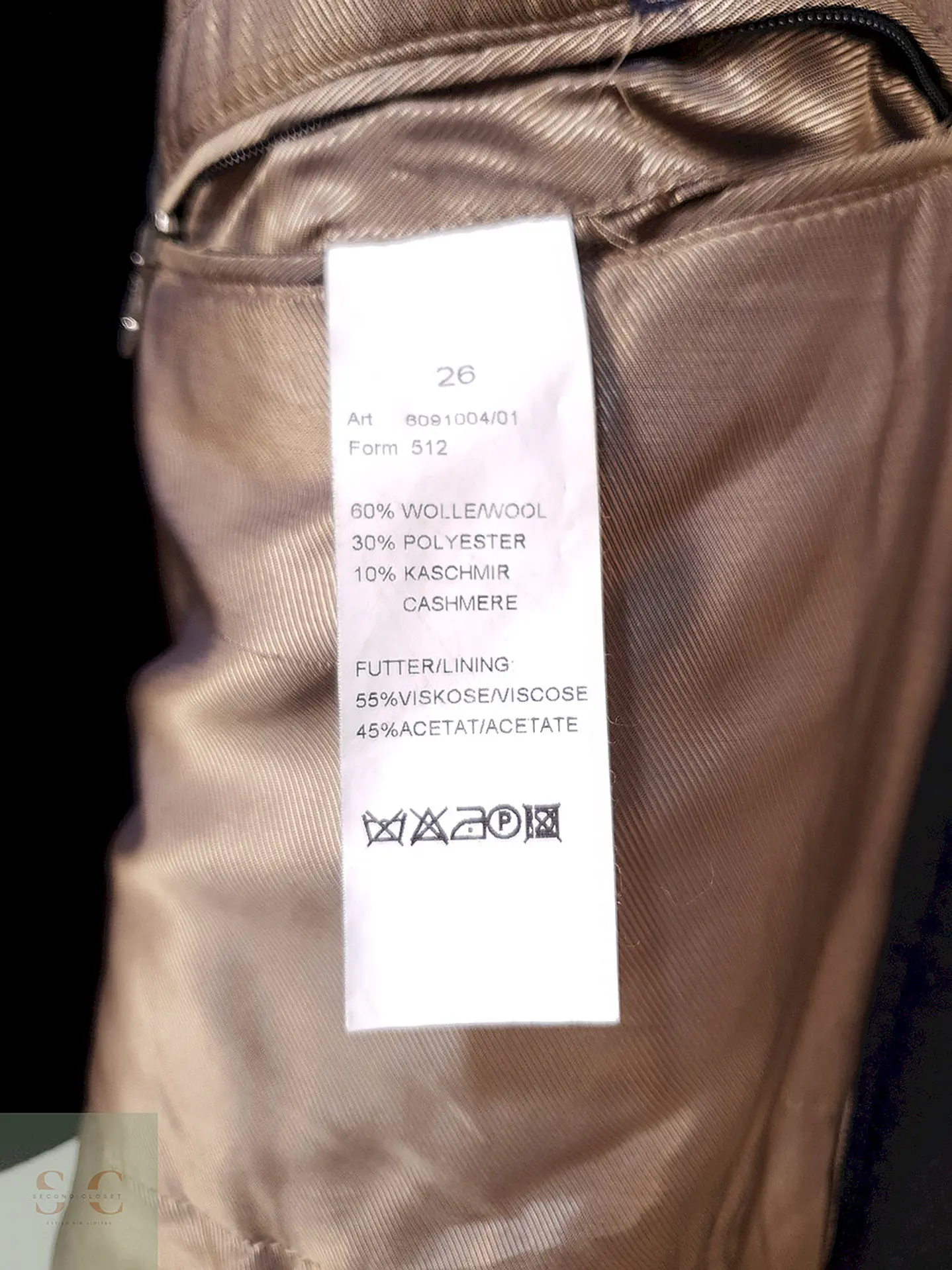 Abrigo Chaquetón Italiano Plomo Lana Cashmere Talla XL 9