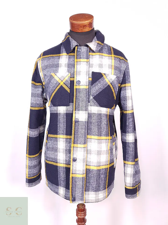 Abrigo Chaqueta Clockhouse Multicolor Lana Talla L 1
