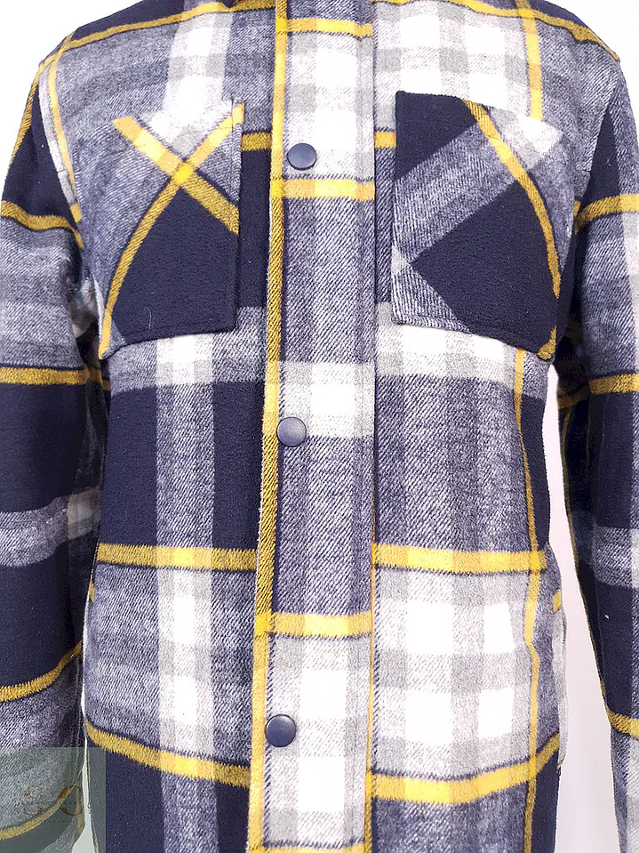 Abrigo Chaqueta Clockhouse Multicolor Lana Talla L 6