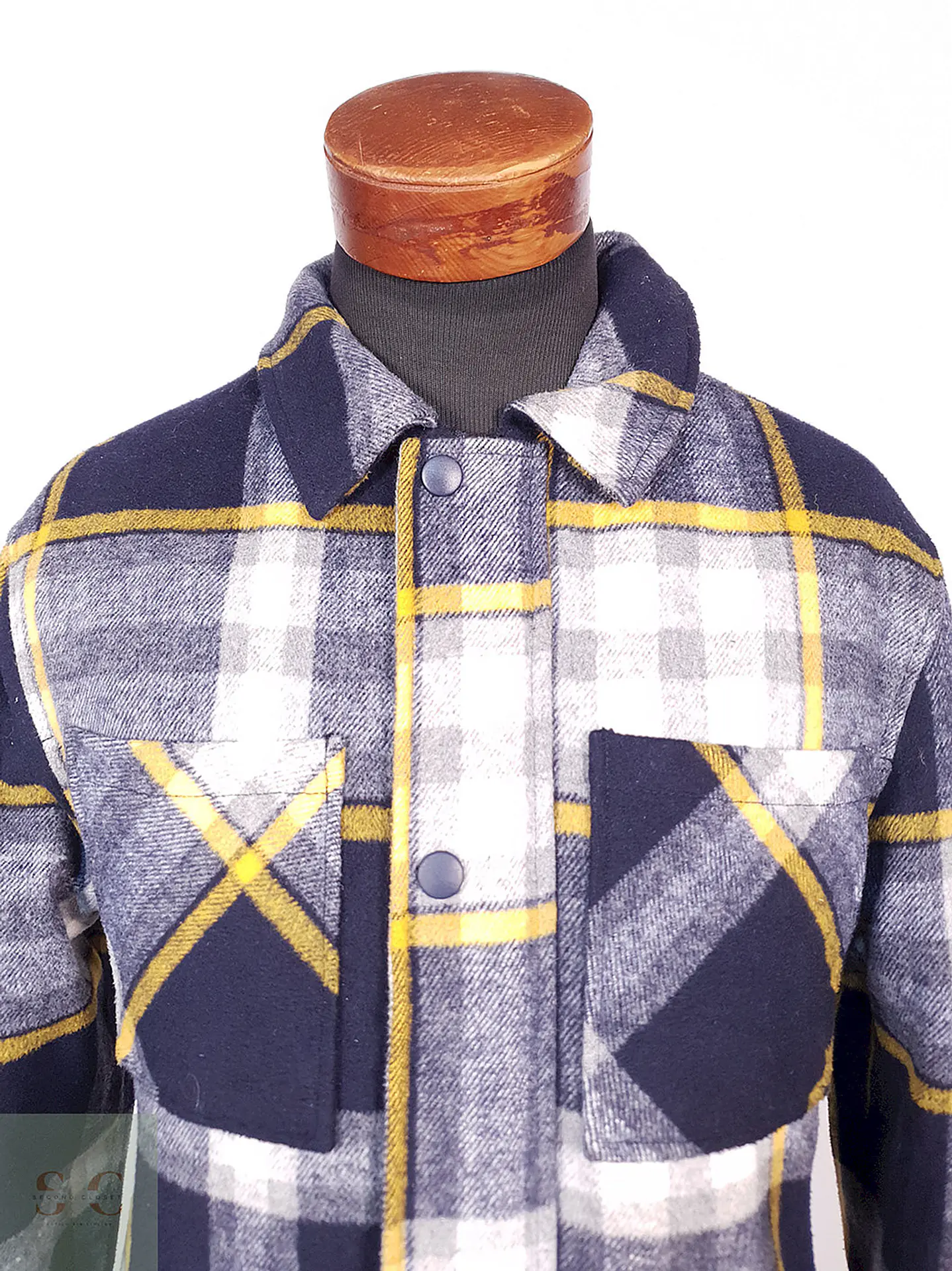 Abrigo Chaqueta Clockhouse Multicolor Lana Talla L 4