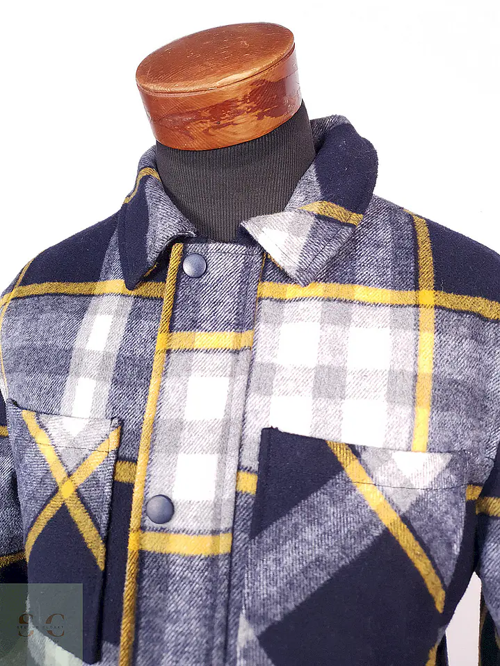 Abrigo Chaqueta Clockhouse Multicolor Lana Talla L 7
