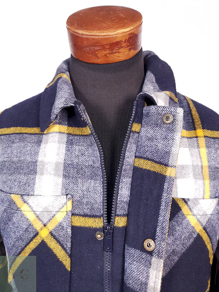 Abrigo Chaqueta Clockhouse Multicolor Lana Talla L 8