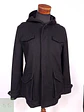 Abrigo Chaqueta Negra con Gorro 50% Lana Talla S - Miniatura 2