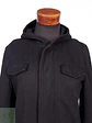 Abrigo Chaqueta Negra con Gorro 50% Lana Talla S - Miniatura 5