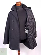 Abrigo Marinero Kenneth Cole Plomo 45% Lana Talla M - Miniatura 10