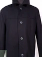 Abrigo Black Rivet Negro 60% Lana Talla XL - Miniatura 5