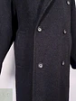 Abrigo Vintage Cruzado Plomo Lana Talla XL - Miniatura 3