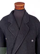 Abrigo Vintage Cruzado Plomo Lana Talla XL - Miniatura 5