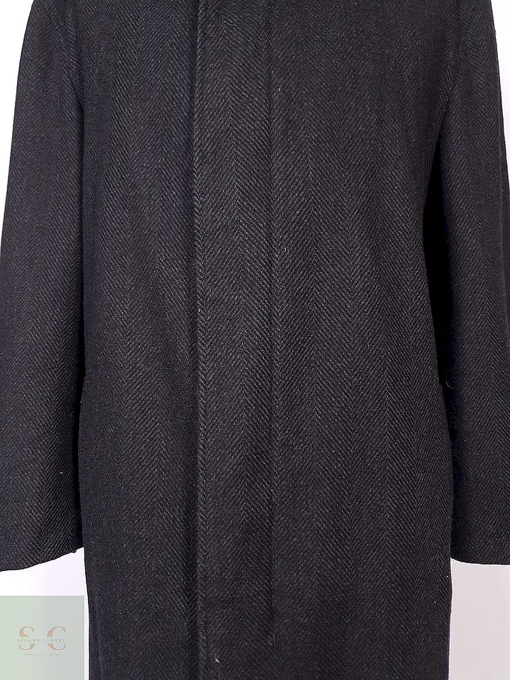 Abrigo Bugatti Plomo Lana Virgen Cashmere Talla XXL 5