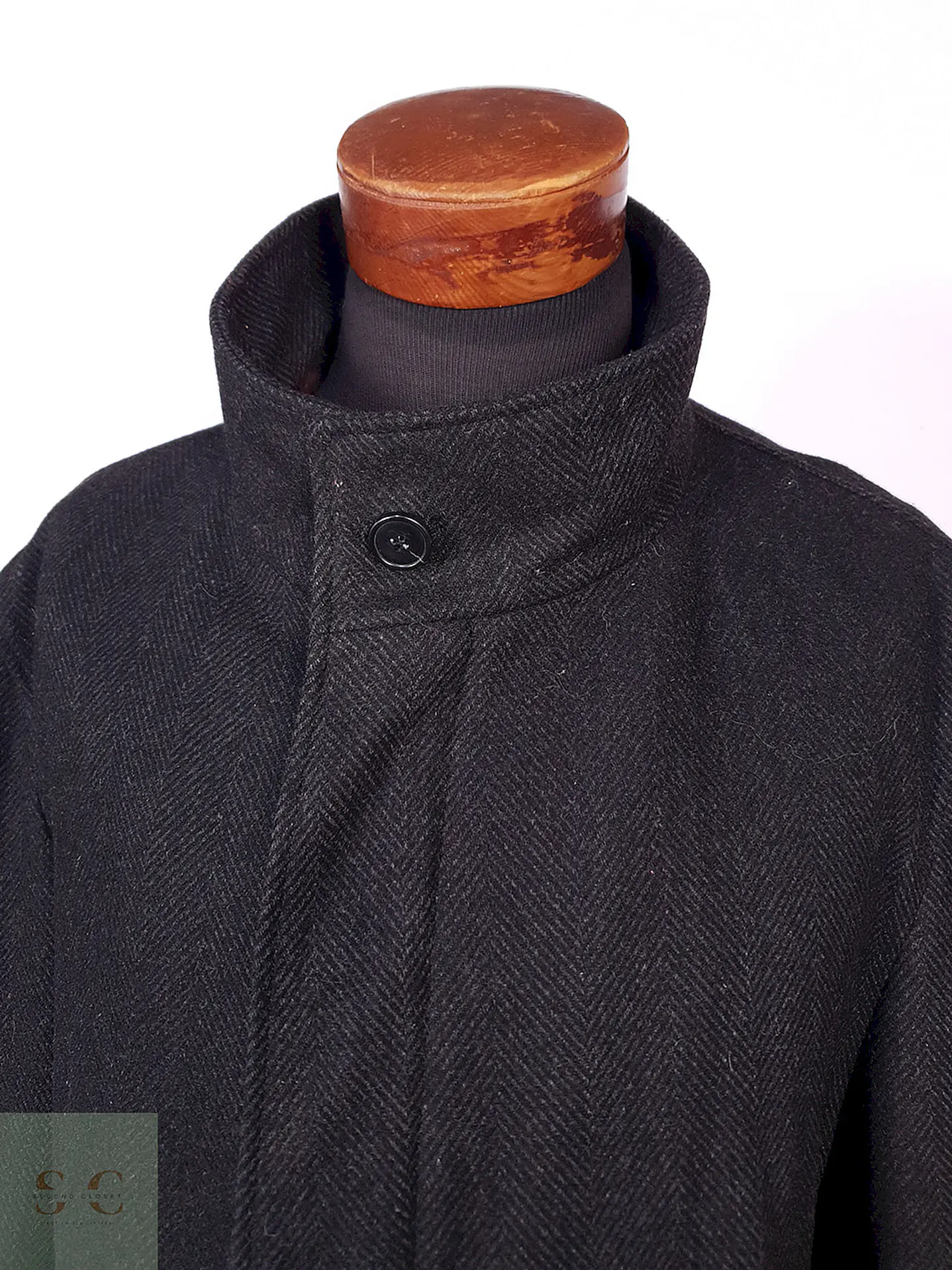 Abrigo Bugatti Plomo Lana Virgen Cashmere Talla XXL 7