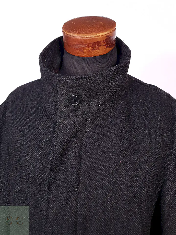 Abrigo Bugatti Plomo Lana Virgen Cashmere Talla XXL 7