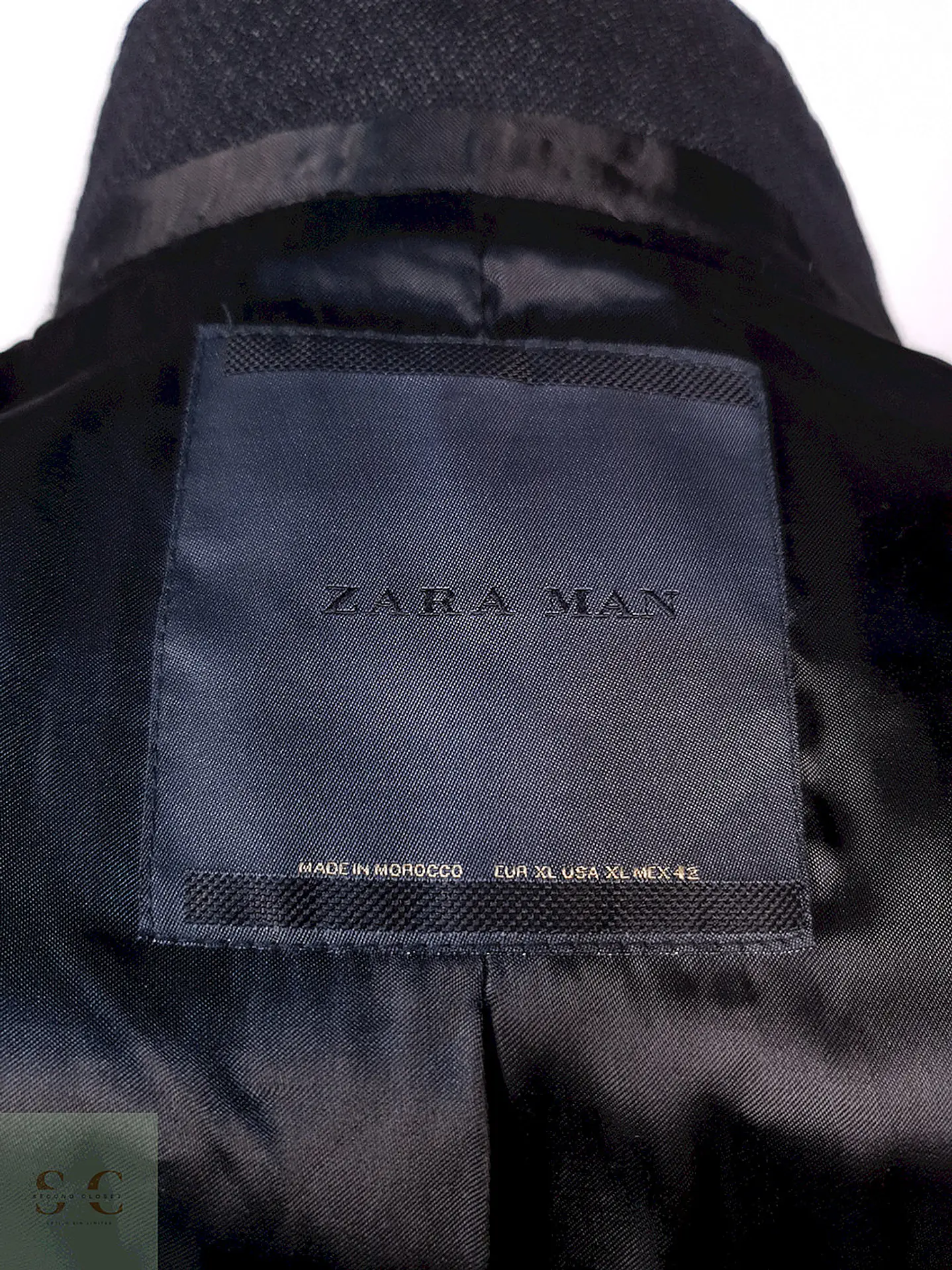 Abrigo Zara Man Plomo Talla ML 12