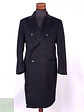 Abrigo Kenneth Cole Cruzado Negro Lana Cashmere Talla ML - Miniatura 1