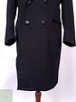 Abrigo Kenneth Cole Cruzado Negro Lana Cashmere Talla ML - Miniatura 2