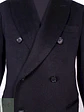 Abrigo Kenneth Cole Cruzado Negro Lana Cashmere Talla ML - Miniatura 5