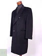 Abrigo Kenneth Cole Cruzado Negro Lana Cashmere Talla ML - Miniatura 9