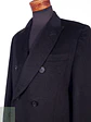 Abrigo Kenneth Cole Cruzado Negro Lana Cashmere Talla ML - Miniatura 10