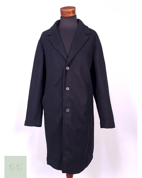 Abrigo Largo Godfellow Negro Talla XL