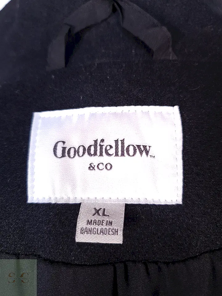 Abrigo Godfellow Negro Talla XL 10