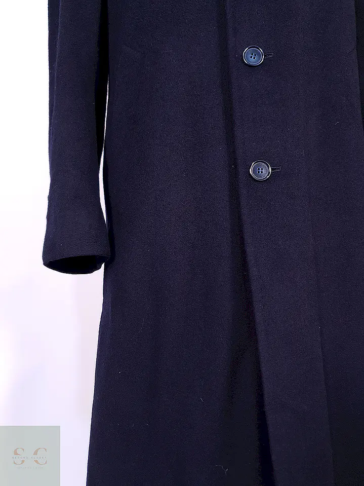 Abrigo Élite Venezia Ramcy Azul Lana Cashmere Talla ML 3