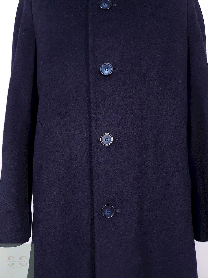 Abrigo Élite Venezia Ramcy Azul Lana Cashmere Talla ML 4