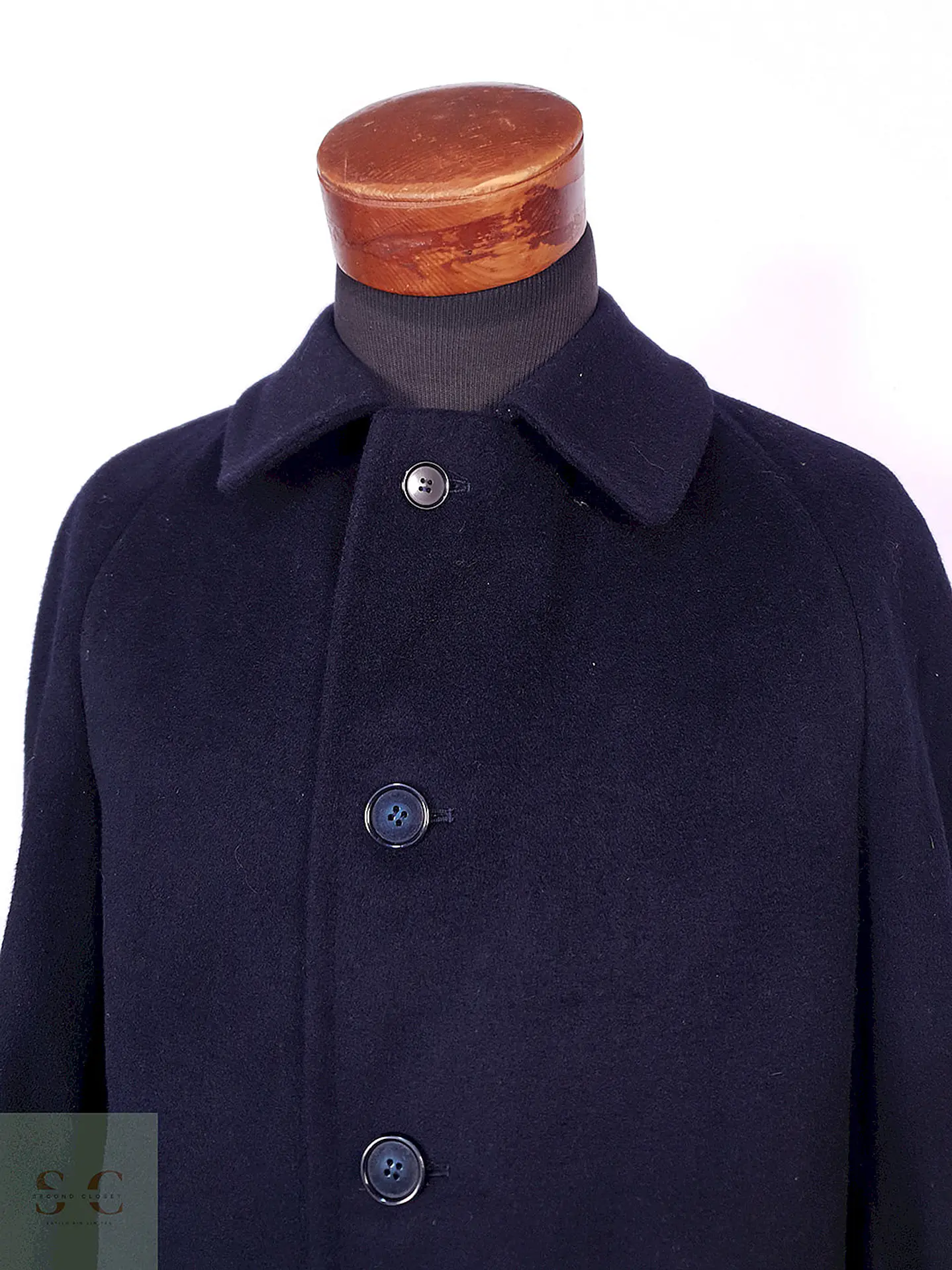 Abrigo Élite Venezia Ramcy Azul Lana Cashmere Talla ML 6