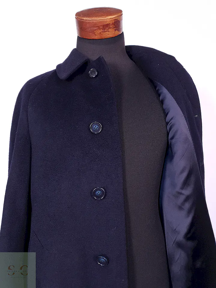 Abrigo Élite Venezia Ramcy Azul Lana Cashmere Talla ML 9