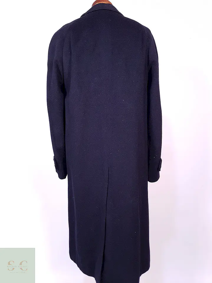 Abrigo Élite Venezia Ramcy Azul Lana Cashmere Talla ML 13