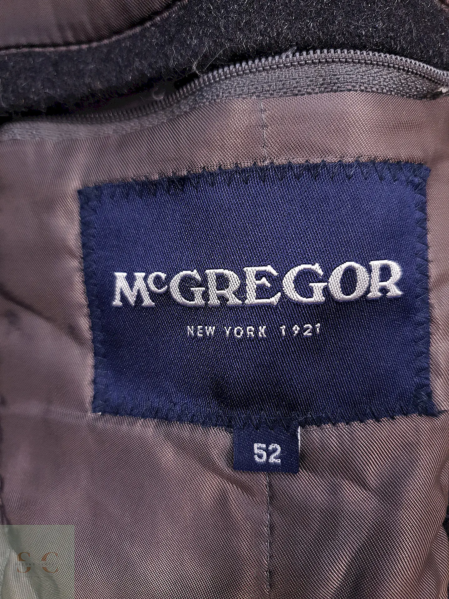 Abrigo Marinero MC Gregor Plomo 75% Lana Talla LXL 12